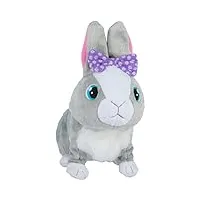 club petz betsy, mon petit lapin | peluche lapin interactif qui saute, bouge ses oreilles et emet des sons | jouet idéal pour enfant de +18 mois