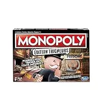 monopoly tricheurs, jeu de societe, jeu de plateau pour la famille, version francaise, a partir de 8 ans