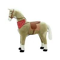 sweety toys 10363 cheval debout 110 cm peluche