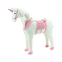 sweety toys 10387 cheval debout peluche 110 cm