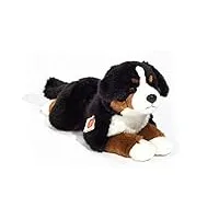 hermann teddy- sennehund bernoise couché, environ 40 cm, 91940, multicolore