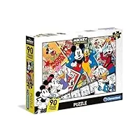 clementoni collection puzzle-mickey 90th anniversary-500 pièces- 35061