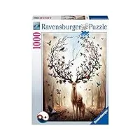 ravensburger - puzzle adulte - puzzle 1000 p - cerf fantastique - 15018