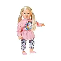sally grande poupée de 63 cm - de longs cheveux et corps souple - 3 ans et + - pour les petites mains - développe l'empathie et les aptitudes sociales - contient un haut, un pantalon et des chaussures