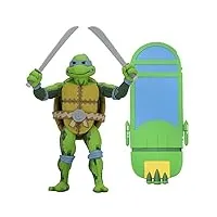 neca les tortues ninja : turtles in time - figurine leonardo 18 cm
