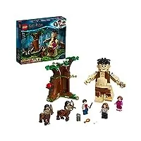 lego 75967 harry potter la forêt interdite : la rencontre d'ombrage, ensemble de construction avec giant grawp et 2 figurines centaures