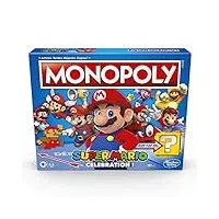 monopoly édition super mario celebration, jeu de societe, jeu de plateau, 2-6 joueurs, version francaise