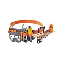 hape jouet ceinture porte-outils bricolage expériences scientifiques - jouet en bois 19 pièces pour enfants filles et garçons - kit Éducatif junior inventor pour enfant de 4 ans et plus