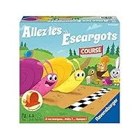 ravensburger – allez les escargots - premier jeu de société pour enfants - enfant et parents - de 2 à 6 joueurs à partir de 3 ans - mixte - 20617 - version française