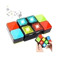 wensoda music puzzle cube game jouets magiques jeux électroniques jeux de réflexion et de réflexion jouet fantaisie pour enfants, garçons, filles et joueurs