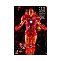 hot toys figura marvel avengers vengadores iron man 2 mm 1-6 iron man mark iv version holografica 2020 toy fair exclusivo 30 c
