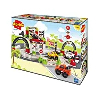 jouets ecoiffier - 3006 - circuit grand prix - abrick - jeu de construction pour enfant - dès 18 mois - fabriqué en france