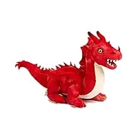 uni-toys - dragon rouge - 40 cm (longueur) - animal fabuleux - peluche, doudou
