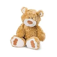 nici 46509 – ours en peluche à câliner de 50 cm i ours brun traditionnel i jouets douillets pour filles, garçons et bébés i peluches animales toutes douces i doudou ourson