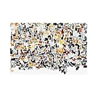 puzzle 300 chats, pour adultes et enfants, 5000 pièces, puzzle intéressant en bois, jouet pour cadeaux éducatifs 0219 (couleur : a, taille : 5000 pièces)