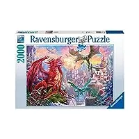 ravensburger - puzzle adulte - puzzle 2000 pièces - terre de dragons - adultes et enfants dès 14 ans - puzzle de qualité premium fabriqué en europe - aventure fantastique - 16717