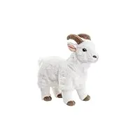 uni-toys - chèvre des montagnes blanche - 29 cm (longueur) - peluche, doudou