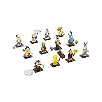 lego looney tunes series 1 set complet de 12 figurines différentes 71030 (emballé)
