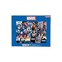aquarius marvel captain america (1000 piece jigsaw puzzle) - glare free - precision fit - virtually no puzzle dust - officially licensed marvel merchandise & collectibles - 20 x 28 inches