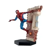 eaglemoss figurine spider-man pose de bataille échelle 1:18 mvsen003 multicolore