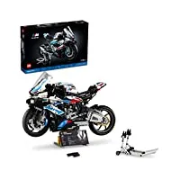lego 42130 technic bmw m 1000 rr: modèle réduit de moto bmw, cadeau de construction pour enfants et adultes, maquette mécanique, idée de cadeau pour les fans de motos