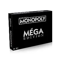 winning moves - monopoly edition mega - jeu de société - jeu de plateau - a partir de 8 ans - 2 à 6 joueurs - version française