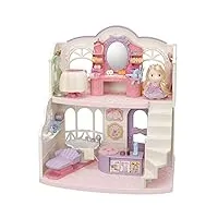 sylvanian families - le salon de coiffure des poneys - 5643 - maison de poupée - mini poupées colorful