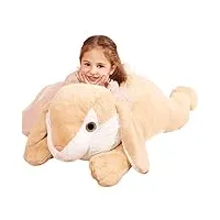 ikasa peluche lapin géant animal jouets,78cm grand lapin mignon moelleux peluche grosse douce animaux adorable,cadeaux pour les enfants