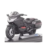 Échelle 1/18 pour honda gold wing 2020 cruiser vélo modèle moulé sous pression jouet véhicule touring moto jouet de collection garçons (color : a)