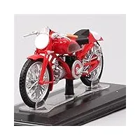 hzgly classiques 1/24 Échelle moto modèle sport vélo diecasts & jouets véhicules garçons collection ornement pour moto guzzi dondolino