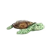 aurora® adorable grand flopsie™ splish sea turtle™ peluche – facilité ludique – compagnons intemporels – vert 40,6 cm