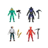 fortnite fnt0988 fnt – lot de 4 figurines (série micro legendary series) (mode squad) (c1s3), multi