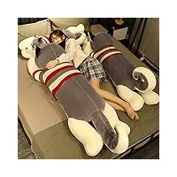 tonato 130-150 cm husky peluche jouet somnifère oreiller ragdoll girl hug bear oursediaship dold bed gift,130cm