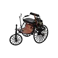 wangxldd 1:32 tricycle modèle véhicules jouets, compatible avec mercedes-benz, décoration bar maison fer forgé rétro vélo accessoires décorations