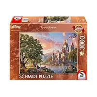 schmidt spiele 57372 thomas kinkade disney belles magical world puzzle 3000 pièces, taille unique
