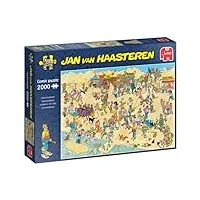 disney- jumbo games jan van haasteren sable sculptures 2000 pièces – puzzle pour adultes, 20072, multicolore