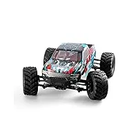 eqeen véhicule télécommandé brossé à l'échelle 1/12, choc intégré 4wd tout-terrain grimpeur rc monster truck, jouet électrique de voiture rc à grande vitesse de 30 km/h pour les enfants