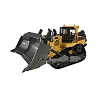 rc excavator 1: 14 rc bulldozer jouet tout terrain hors route grand bulldozer tracteur camion véhicule 4wd voitures rc Électriques sans fil jouet pour garçons et adultes