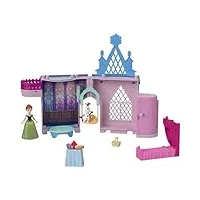 mattel disney la reine des neiges coffret histoire maison de poupée château d’anna avec mini-poupée anna, figurine olaf et accessoires, À collectionner, jouet enfant, a partir de 3 ans, hpv77