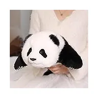 chongker peluche panda jouet réaliste fait main chat mignon peluche compagnon panda animaux de compagnie enfants cadeau femmes anniversaire (panda)