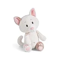 nici chat love 50cm blanc douce et durable, mignonne peluche à câliner, pour jouer, pour enfants et adultes, une excellente idée de cadeau, 49412