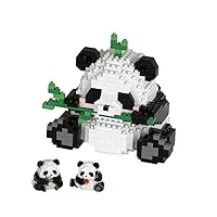 dawdix 3 en1 blocs de construction jouets de construction briques animaux blocs de construction figures 720 pièces figurines panda pour enfants dès 6 ans