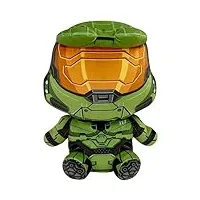club mocchi mocchi tomy - peluche halo master chief mega 38 cm- peluches halo à collectionner - jouets sous licence officielle - figurines d'action - jouet halo master chief +3 ans