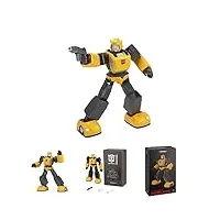 robosen authentic g1 bumblebee transformers figurine d'action : robot interactif, contrôlé par la voix, programmable avec mouvement adaptatif, lumières led, sons originaux g1