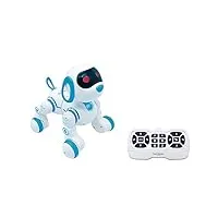 lexibook power puppy® jr - mon petit chien robot télécommandé à dresser - avec sons, musique, effets lumineux – aboie et marche comme un vrai chien, jouet pour garçons et filles - pup01