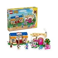 lego animal crossing nook's cranny & rosie's house, jouet de jeu vidéo à construire pour enfants, comprend 2 figurines d'animaux croisés, idée de cadeau d'anniversaire pour filles et garçons âgés de 7