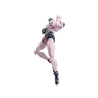 qaheart figurine d'anime killer queen de 15 cm avec accessoires, visage changeable, articulation mobile, pièces amovibles, collection en pvc, faite à la main, décoration de bureau, cadeaux
