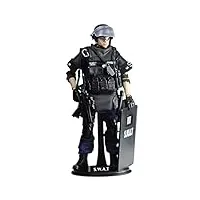 sundare soldat figurine, 1/6 30cm soldat figurines, action bouclier policier swat modèle, jouet militaire pour adulte