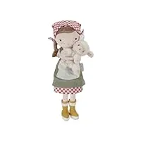 little dutch 4565 - poupée en tissu - paysanne rose avec mouton (35 cm)