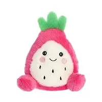 aurora adorable palm pals rhys dragon fruit stuffed animal - pocket-sized play - collectable fun - pink 5 inches